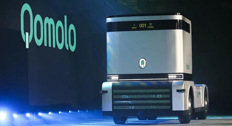 китайский беспилотный грузовик